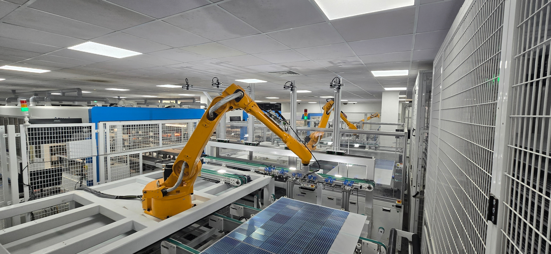 Robotic handling line